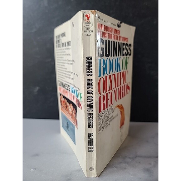 Guinness Book Of Olympic Records By Norris And Ross McWhirter Paperback - Picture 10 of 10